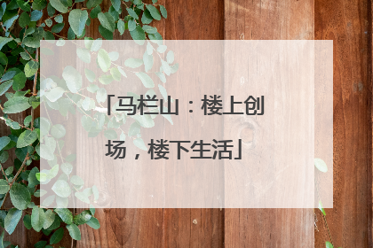 马栏山：楼上创场，楼下生活