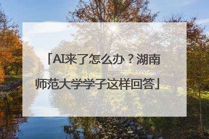 AI来了怎么办？湖南师范大学学子这样回答