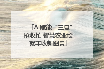 AI赋能“三夏”抢收忙 智慧农业绘就丰收新图景